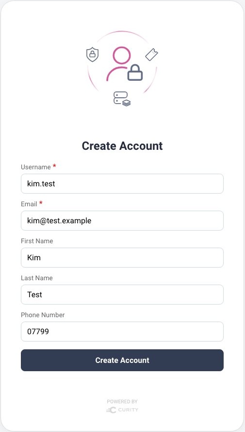 Passkeys signup form