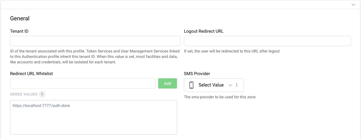 Approve Redirect URL