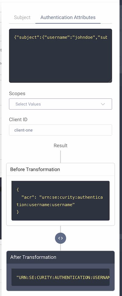Authentication Attributes testing