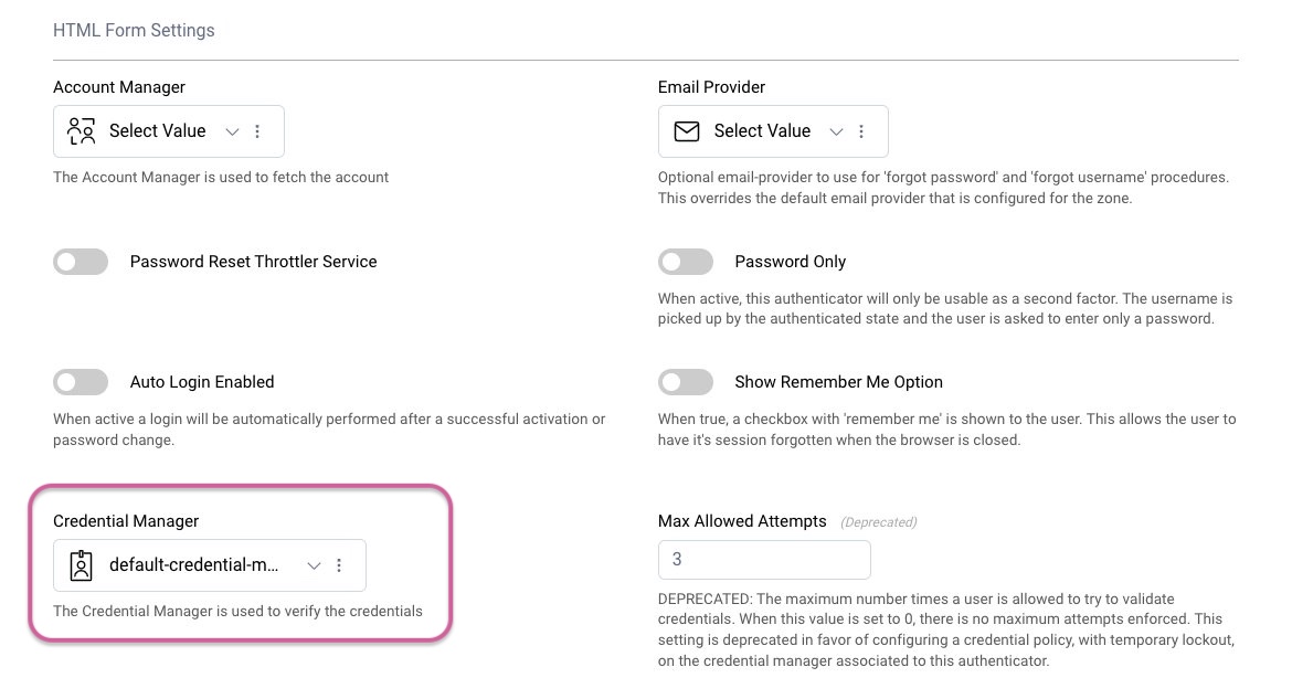 Credential and Account Manager