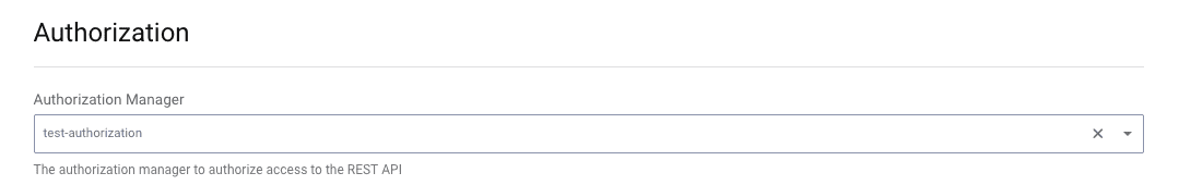 Selecting Authorization Manager