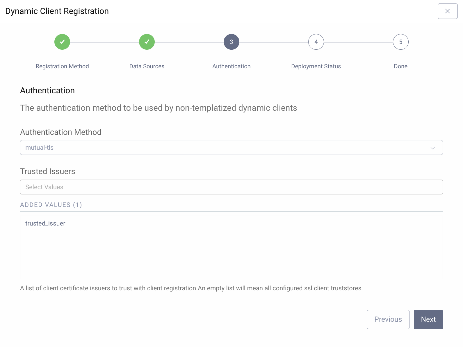 Registration Authentication