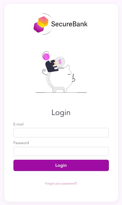 Branded Login Screen