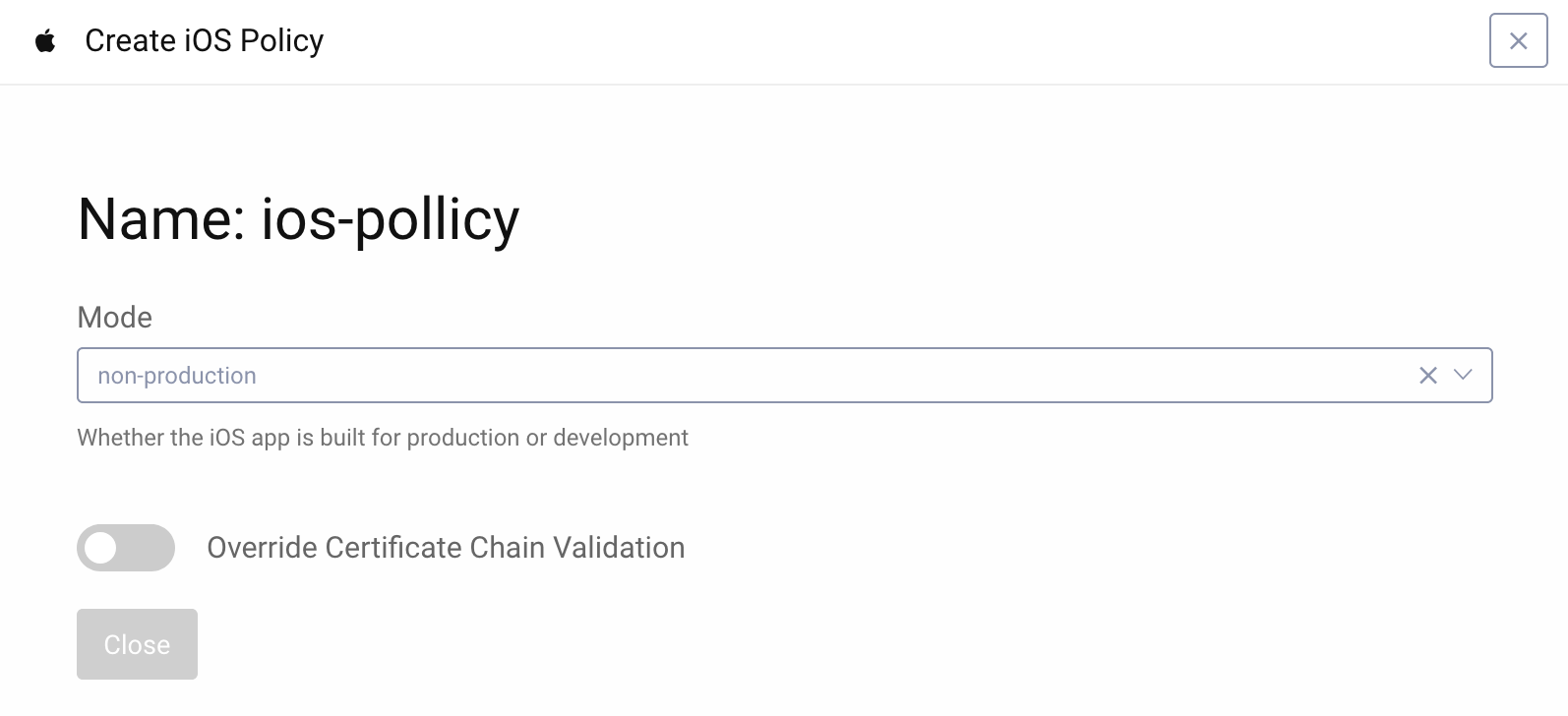 ios attestation configuration