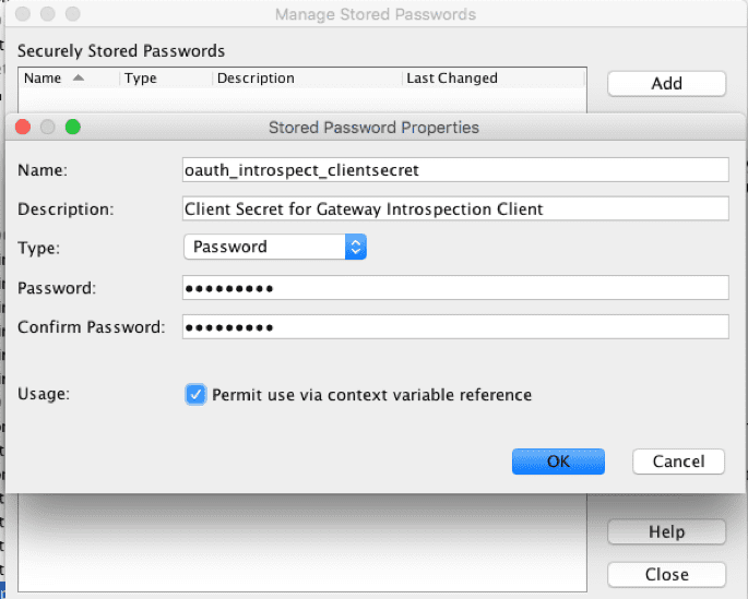 Define Cluster Wide Credentials