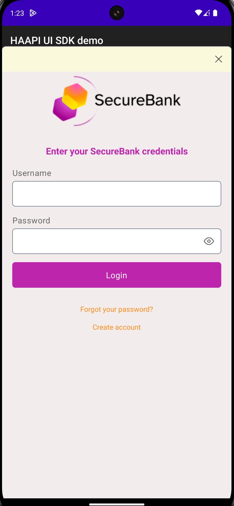 Custom HTML Form Login