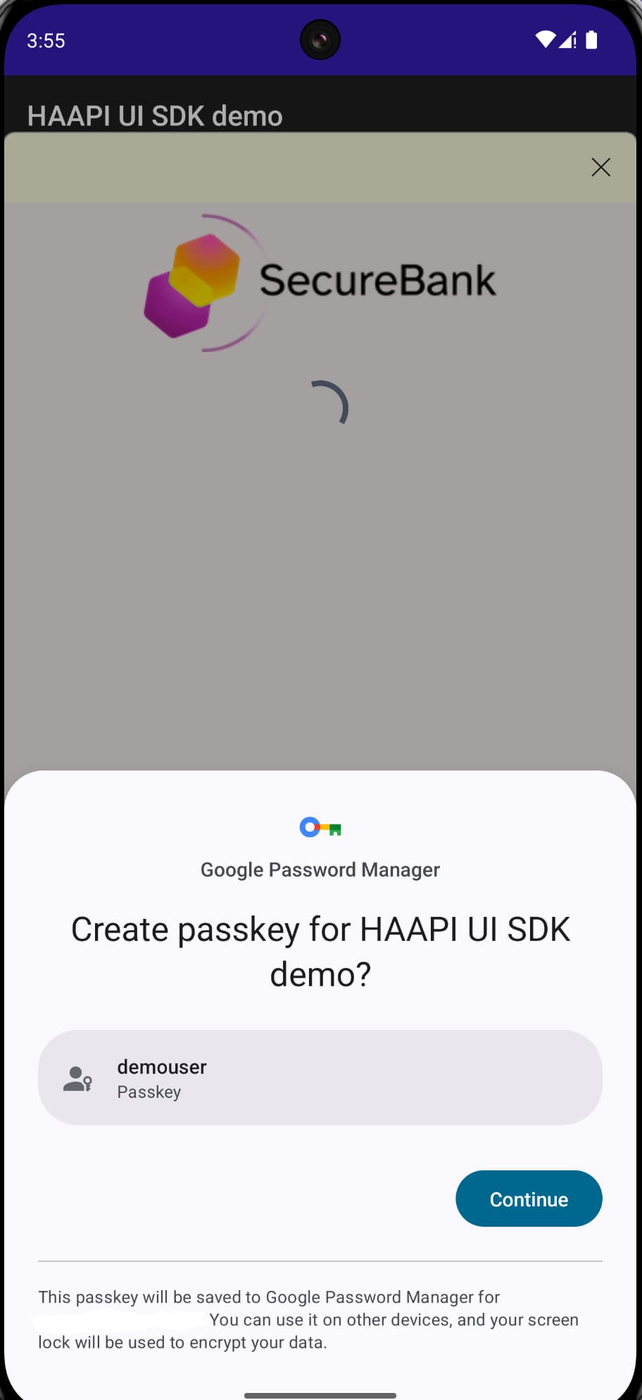 Android Passkeys Register